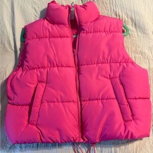 Vibrant Pink Puffer Vest